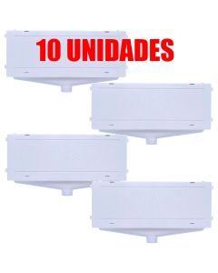 Kit 10 Caixa De Passagem Dreno Para Embutir Ar Condicionado
