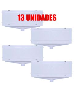 Kit 13 Caixa De Passagem Dreno Para Embutir Ar Condicionado
