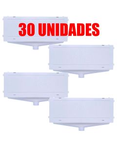 Kit 30 Caixa De Passagem Dreno Para Embutir Ar Condicionado