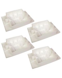 Kit Caixa Embutir Spot Plafon Laje 5x 5w Mr16 10x12w 9x 18w