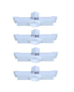 Kit 4 Caixa Passagem Embutir Spot Led Laje Plafon 5w Mr16