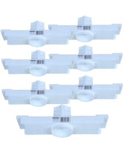 Kit 7 Caixa Passagem Embutir Spot Led Laje Plafon 5w Mr16