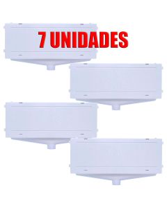 Kit 7 Caixa De Passagem Dreno Para Embutir Ar Condicionado