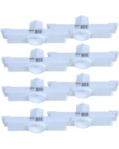 Kit 9 Caixa Passagem Embutir Spot Led Laje Plafon 5w Mr16