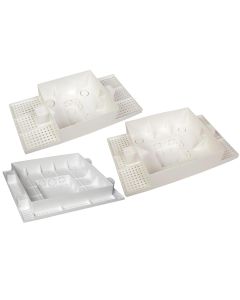 Caixa P/ Embutir Plafon Na Laje 6x 24w + 4x 18w + 7x 12w