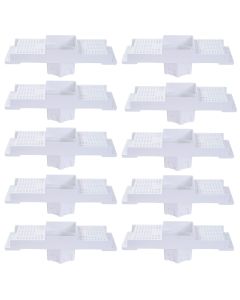 Kit 10 Caixa P/ Embutir Spot Led Na Laje Quadrado Recuado