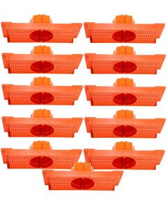 Kit 11 Caixa Luz Suporte P/ Laje Octogonal 27, 30cm Plasled