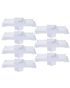 Kit 7 Caixa P/ Embutir Spot Led Na Laje Quadrado Recuado