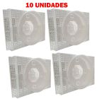 Kit C/ 10 Caixa P/ Embutir Na Laje Plafon Led 18 Redondo