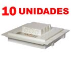 Kit C/ 10 Caixa P/ Embutir Na Laje Painel Plafon Led 24 Watts