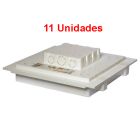 Kit C/ 11 Caixa P/ Embutir Na Laje Painel Plafon Led 24 Watts
