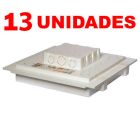 Kit C/ 13 Caixa P/ Embutir Na Laje Painel Plafon Led 24 Watts