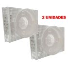 Kit C/ 2 Caixa P/ Embutir Na Laje Plafon Led 18 Redondo