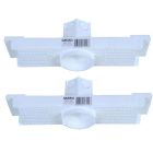 Kit 2 Caixa Passagem Embutir Spot Led Laje Plafon 5w Mr16