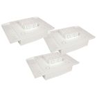 Kit C/ 3 Caixa P/ Embutir Na Laje Painel Plafon Led 18 Watts