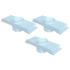 Kit 3 Caixa Passagem Embutir Spot Led Laje Plafon 7w Par20