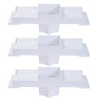 Kit 3 Caixa P/ Embutir Spot Led Na Laje Quadrado Recuado