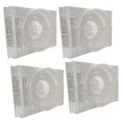 Kit C/ 4 Caixa P/ Embutir Na Laje Plafon Led 18 Redondo