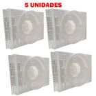 Kit C/ 5 Caixa P/ Embutir Na Laje Plafon Led 18 Redondo