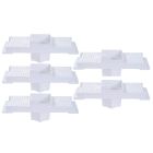 Kit 5 Caixa P/ Embutir Spot Led Na Laje Quadrado Recuado