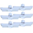 Kit 6 Caixa Passagem Embutir Spot Led Laje Plafon 5w Mr16