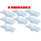 Kit 8 Caixa Passagem Embutir Spot Led Laje Plafon 7w Par20