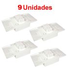 Kit C/ 9 Caixa P/ Embutir Na Laje Painel Plafon 12 Watts