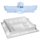 Kit 1 Caixa Embutir Spot Plafon Laje 5w Mr16 + 1 Caixa 24w