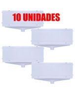 Kit 10 Caixa De Passagem Dreno Para Embutir Ar Condicionado