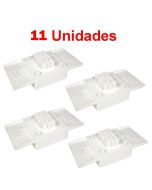 Kit C/ 11 Caixa P/ Embutir Na Laje Painel Plafon 12 Watts