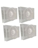 Kit C/ 4 Caixa P/ Embutir Na Laje Plafon Led 18 Redondo