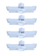 Kit 5 Caixa Passagem Embutir Spot Led Laje Plafon 5w Mr16