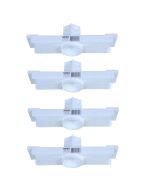 Kit 4 Caixa Passagem Embutir Spot Led Laje Plafon 5w Mr16