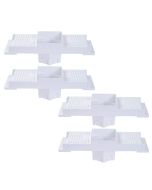 Kit 4 Caixa P/ Embutir Spot Led Na Laje Quadrado Recuado