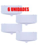 Kit 6 Caixa De Passagem Dreno Para Embutir Ar Condicionado