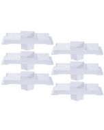 Kit 6 Caixa P/ Embutir Spot Led Na Laje Quadrado Recuado