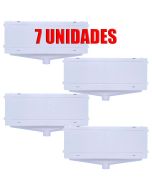 Kit 7 Caixa De Passagem Dreno Para Embutir Ar Condicionado