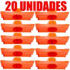Kit 20 Caixa Luz Suporte P/ Laje Octogonal 27, 30cm Plasled
