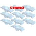 Kit 23 Caixa Passagem Embutir Spot Led Laje Plafon 7w Par20
