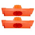 Kit 2 Caixa Luz Suporte P/ Laje Octogonal 27, 30cm Plasled