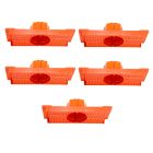 Kit 5 Caixa Luz Suporte P/ Laje Octogonal 27, 30cm Plasled
