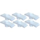 Kit 6 Caixa Passagem Embutir Spot Led Laje Plafon 7w Par20