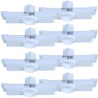 Kit 8 Caixa Passagem Embutir Spot Led Laje Plafon 5w Mr16