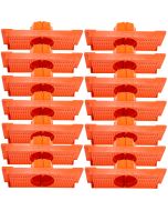 Kit 40 Caixa Luz Suporte P/ Laje Octogonal 27, 30cm Plasled
