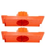 Kit 2 Caixa Luz Suporte P/ Laje Octogonal 27, 30cm Plasled