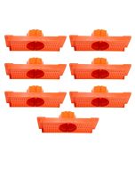Kit 7 Caixa Luz Suporte P/ Laje Octogonal 27, 30cm Plasled