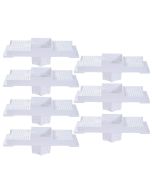 Kit 7 Caixa P/ Embutir Spot Led Na Laje Quadrado Recuado